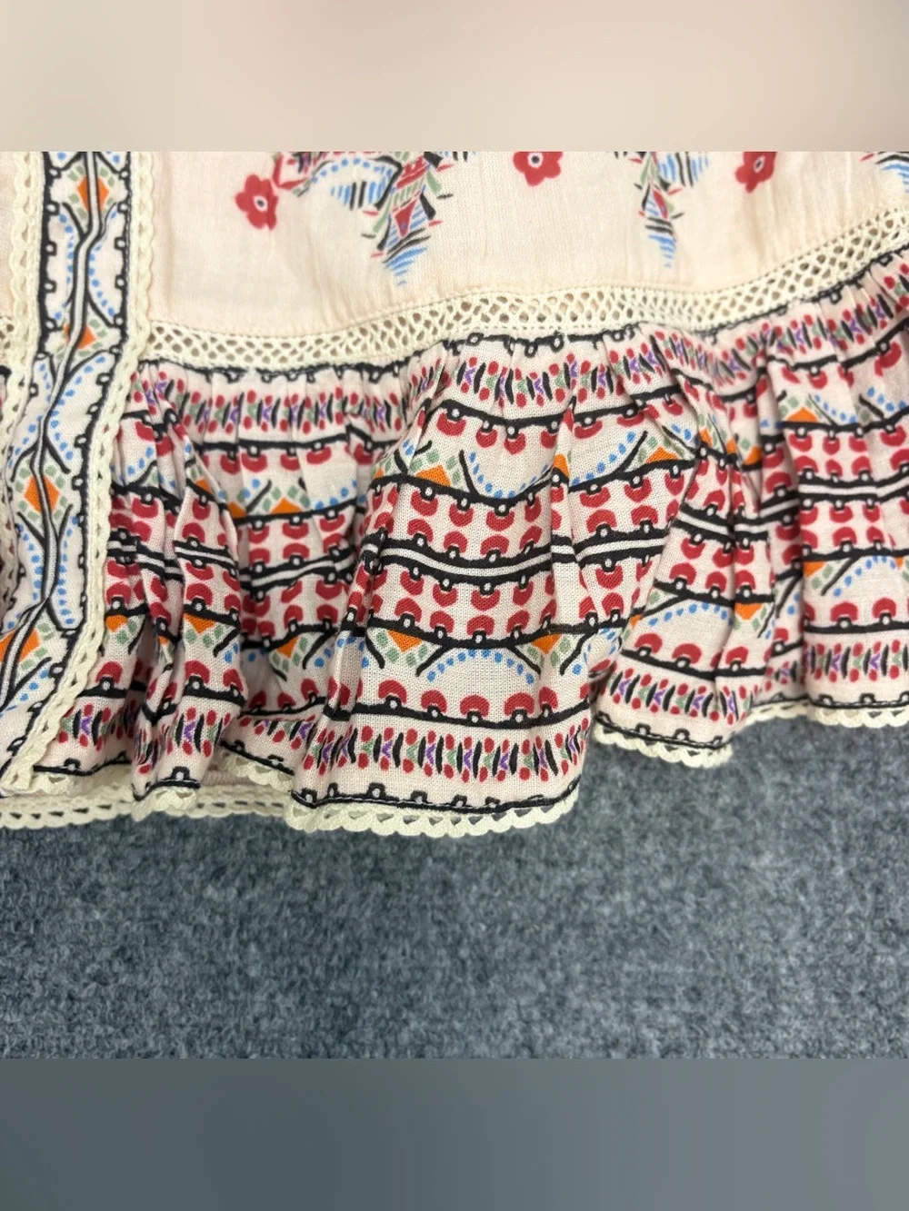 M.A.B.E. Eden Print Mini Skirt